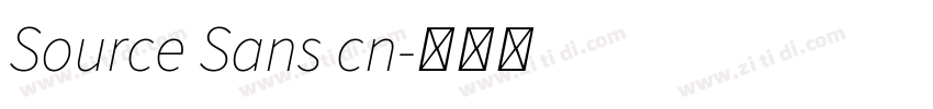 Source Sans cn字体转换 Source Sans cn字体转换